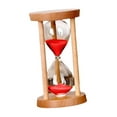 thumbnail image 3 of deevoka Hourglass Sand Timer Sandglass Timer Unbreakable 1 Minute Hour Glass Sand Clock Living Room Decoration Bedroom Party Ornament red, 3 of 9