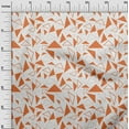 thumbnail image 3 of oneOone Cotton Cambric Orange Fabric Geometric Fabric For Sewing Printed Craft Fabric By The Yard 56 Inch Wide, 3 of 4