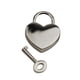 thumbnail image 3 of Lindo de de Aleación de Zinc con Llave para Cajones Coleccionables Plata Yotijar Llaves de candado en forma de corazón, 3 of 9
