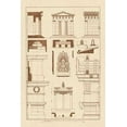 thumbnail image 2 of Buhlmann, J. 23x32 Gold Ornate Wood Framed with Double Matting Museum Art Print Titled - Temple of Diana, Monument of Thrasyllus, 2 of 4