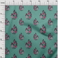 thumbnail image 2 of oneOone Cotton Flex Fabric Leaves & Floral Block Decor Fabric Printed BTY 40 Inch Wide, 2 of 5