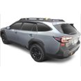 thumbnail image 4 of Auto Ventshade Rainguard 794057 Ventvisor; Aerodynamic Design; Low Profile; In-Channel; Smoke With Chrome Trim; Acrylic; Set Of 4; With Mounting Hardware, 4 of 4