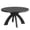 Black, variant on Ktaxon Mid-Century Coffee Table, 31.5" Wood Central Table with Cross Legs, Multifunctional Snack Table Compact Round Table for Living Room, Apartment, Small Spaces, Walnut