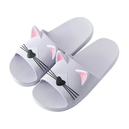 

Gnobogi Slippers for Women Men&Women Home Indoors Slippers Cartoon Floor Family Shoes Beach Sandals Indoor and Outdoor Slides