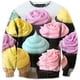 thumbnail image 3 of Sudadera con capucha con estampado 3D de comida divertida y divertida para hombres y mujeres, sudadera con cuello redondo de manga larga, sudadera informal, ropa, 3 of 5