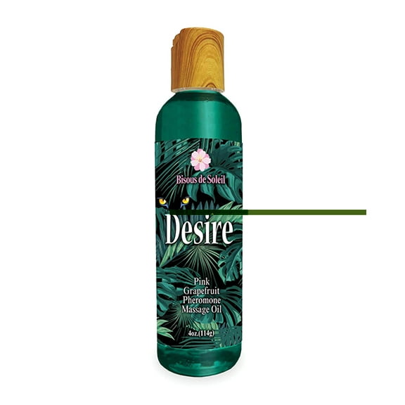 Desire Pheromone Body& Skin Massage Oil by Little Genie - 4 oz Pink Grapefruit