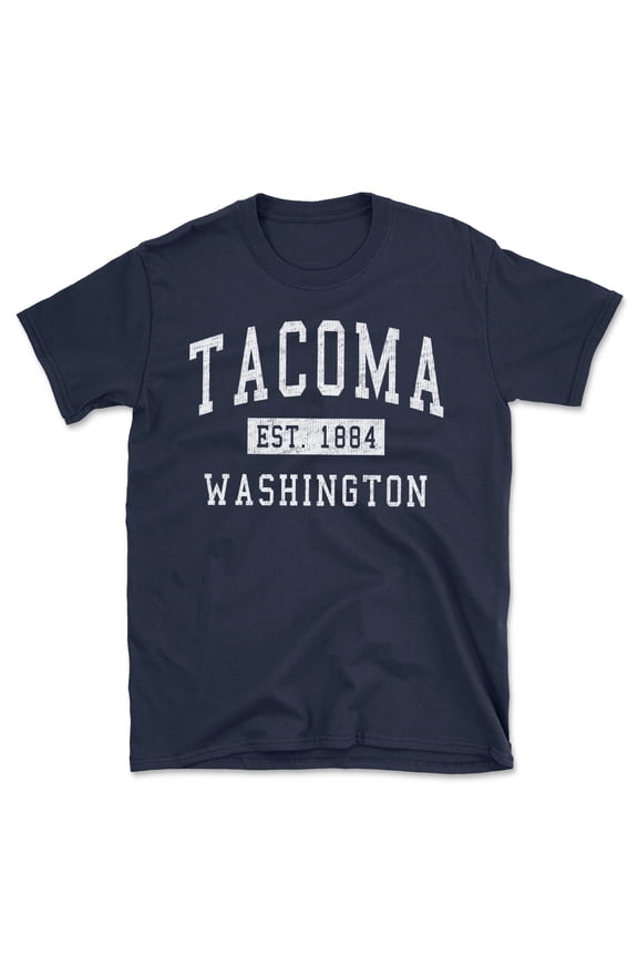 Tacoma Washington Classic Established Men's Cotton T-Shirt