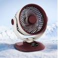 thumbnail image 5 of Dtchengua Desk Fan,Table Fan for Bedroom, 3 -Speed Digital Display, Low Noise, 360° Adjustable Tilt, Home, Office, Travel Dark Black, 5 of 9
