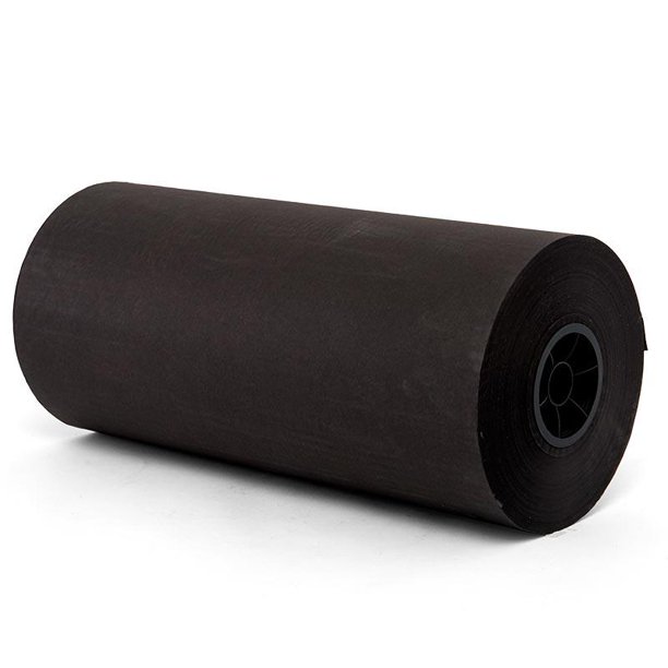 18" X 1800' 20 Black Colored Packing Paper Roll by Paper Mart