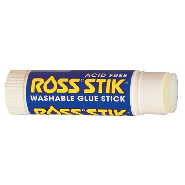 Ross NonToxic Glue Stick, 0.7 oz, White