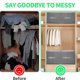 thumbnail image 3 of Closet Storage Box with Handle - Gray - 35*24*17cm - 1pc, 3 of 5
