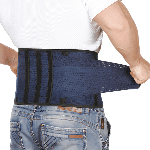 AVESTON Lumbar Brace Back Support Belt for Lower Back Pain Relief Men Waist - Large Size