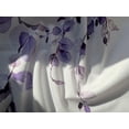 thumbnail image 6 of Watercolor Purple Leaves Window Valance for Bedroom Living Room, Lavender Leaf Vine Plant Curtains Valanes for Windows, 3" Rod Pocket Window Treatment for Home Decorations, 54 x 18 Inch, 1 Panel, 6 of 6
