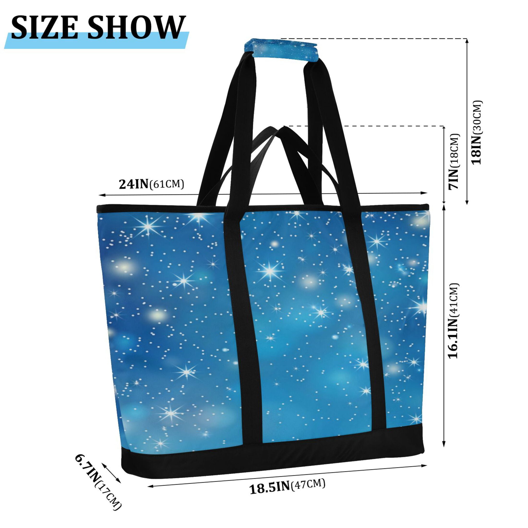 Large Hand-held Ice Pack Picnic Bag Insulation and Refrigeration Suitable for Shopping Picnics and Camping Shining Star
