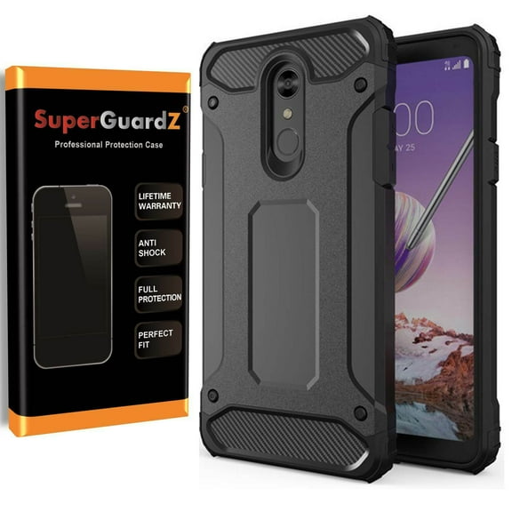 Case For LG Stylo 4  Plus - SuperGuardZ Heavy-Duty Shockproof Protective Armor   2 Stylus Pen