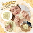 thumbnail image 2 of Cheese Squishy Stress Toy Stretchy Sensory Fidget for Kids Adults, Soft Jelly Filled Decompression Ball for Anxiety Relief Desk Toy - 1 Pack, 2 of 6