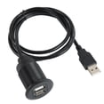 thumbnail image 2 of Single Port Dual USB 2.0 Male To USB 2.0 Female, ABS Material USB Dash Mount Cable Waterproof Wide Applicability  For Ship, 2 of 8
