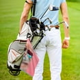 thumbnail image 5 of Honeii Cool Cat Pink Sunglasses Print Golf Towel, Golf Towels for Golf Bag with Carabiner Clip, Tri-fold Waffle Pattern Golf Towel, 5 of 6