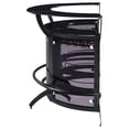 thumbnail image 5 of Dallas 3-piece Curved Freestanding Home Bar Cabinet Black, 5 of 12