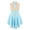 Light Blue, variant on CHICTRY Kids Girls Floral Figure Skating Dress Rhinestones Mesh Splice Ballet Tutu Dress