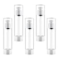 thumbnail image 2 of 5pcs Pump Bottles for Travel 100ml Lotion Dispenser Refillable Transparent Plastic Storage, 2 of 8