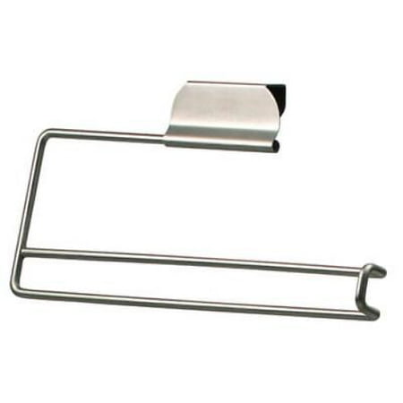 Brushed Nickel Over The Cabinet Drawer Paper Towel Holder 5 H X 11 3 Brushed Nickel Over The Cabinet Drawer Paper Towel Holder 5 H X 11