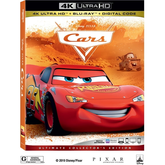 Cars (4K Ultra HD   Blu-ray   Digital Code)