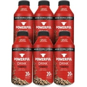 Powerful Drink – Protein Shake, Meal Replacement Shake, Greek Yogurt, Gluten Free, Ready to Drink, 20g Protein, Mocha Double Espresso, 6 Pack