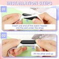 thumbnail image 3 of KOMI 2 Pack Boucle Solo Sangle en Nylon Compatible avec Xiaomi Mi Band 6 5 4 3/Amazfit Band 5 Sangles, Bande de Remplacement Sportive Douce Réglable Colorée pour Xiaomi Mi Band 6 5 (NFC) pour Hommes Femmes, 3 of 5