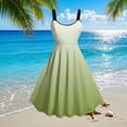 thumbnail image 2 of Spaghetti Straps Gradient Swing Dresses for Women Summer Casual Sleeveless Loose A-Line Mini Beach Sundress, 2 of 6