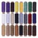 thumbnail image 1 of 24 colores 150D hilo encerado hecho a mano plano costura cordón herramientas de bricolaje para artesanía de cuero, 1 of 3