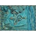 thumbnail image 1 of Ahgly Company Machine Washable Indoor Rectangle Transitional Turquoise Green Area Rugs, 7' x 10', 1 of 7