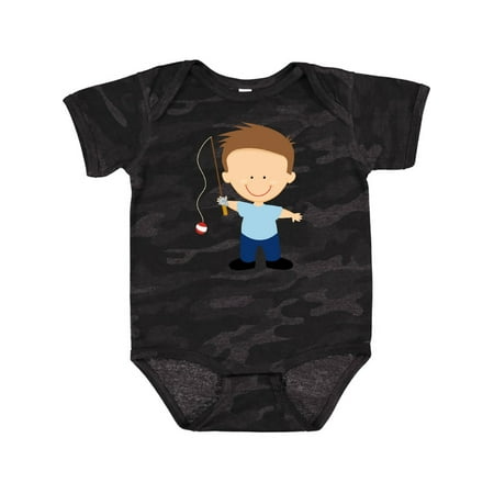 

Inktastic Fishing Boy or Dad Gift Baby Boy Bodysuit