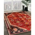 thumbnail image 3 of Ahgly Company Machine Washable Indoor Rectangle Traditional Rust Pink Area Rugs, 4' x 6', 3 of 7