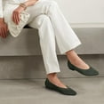 thumbnail image 6 of Women's Flats Shoes Pointed Toe Knit Ballet Comfortable Dressy Slip On Flat, 6 of 12