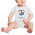 thumbnail image 2 of Everyone Loves an Uruguayan Girl Cute Baby Bodysuit (White, 6-12 Months), 2 of 5