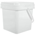 thumbnail image 7 of ACDANC Plastic Bucket with Handle Lid Reusable Paint Bucket Oil Paint Pail Bucket Painters Kettle, 7 of 7