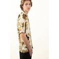 thumbnail image 4 of Ragstock Wild Panther Button Up Shirt, 4 of 4
