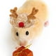 thumbnail image 3 of Gorro navideño de hámster pequeño, gorro para mascotas de dibujos animados, gorro navideño de animales pequeños, sombrero temático de alce, 3 of 5