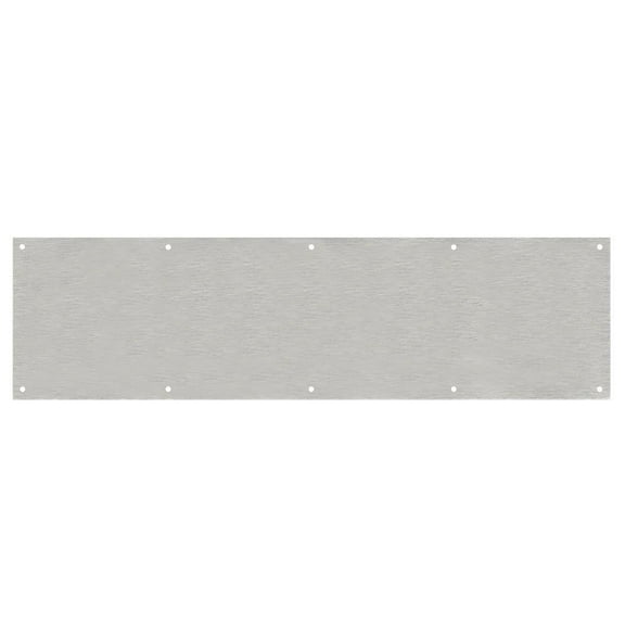 Designers Impressions Satin Nickel 8" x 30" Kick Plate: 609391