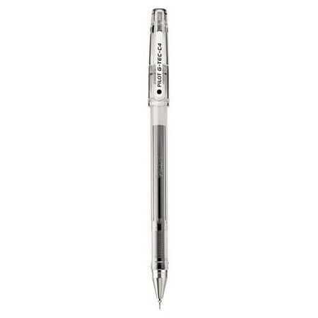 G-Tec-C Ultra Gel Pen, Stick, Extra-Fine 0.4 Mm, Black Ink, Clear Barrel, Dozen | Bundle of 10 Dozen