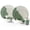Green & White, variant on 8 pcs Reusable Dinnerware Set, Camping Dishes with Bowls Plates Dishes for 2 (Blue)