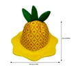 thumbnail image 3 of Fashion Pineapple Hat Yellow Unisex Adjustable Hat for Outdoor Beach Parties for Sun Protecting, 3 of 7