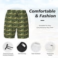 thumbnail image 3 of Daiia largemouth bass Pattern Mens Swim Trunks Swim Shorts Quick Dry Swim Shorts with Mesh Lining Pockets-XX-Large, 3 of 6