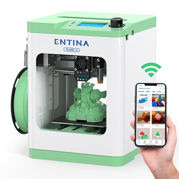 Impresora 3D Entina Tina2S WiFi con nivelación automática FDM