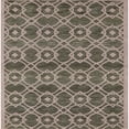 thumbnail image 1 of Ahgly Company Indoor Square Mid-Century Modern Coffee Brown Oriental Area Rugs, 4' Square, 1 of 6