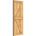 thumbnail image 3 of 16 1/8"W X 41"H Timbercraft Three 5 3/8" Boards Framed Board-N-Batten Shutters W/Z-Bar, Rough Sawn Western Red Cedar (Per Pair), 3 of 13