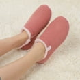 thumbnail image 6 of Barerun Women Men Fuzzy Slippers Warm Indoor Outdoor House Shoes, 6 of 6