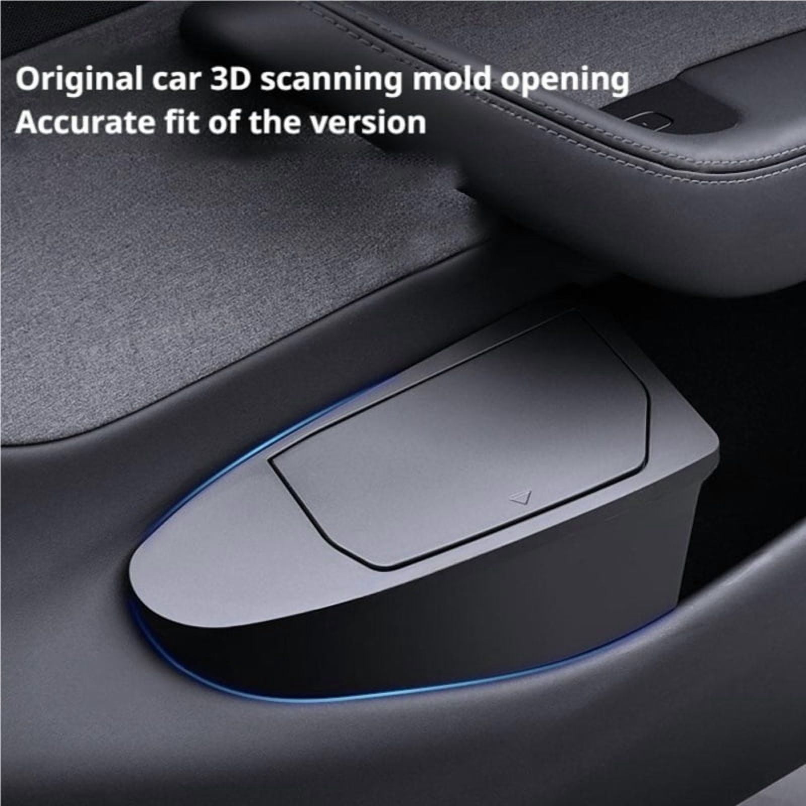 Car Front Door Trash Can For Tesla Model Y Juniper Multifunctional Garbage Pocket Pocket Interior Decoration Accessories