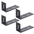 thumbnail image 4 of unbranded 4Ud Escuadras De Soporte Para Muebles Ángulo Recto Negro Resistente Y Anticorrosión, 4 of 6